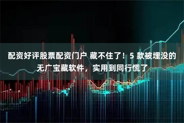 配资好评股票配资门户 藏不住了!5 款被埋没的无广宝藏软件,实用到同行慌了